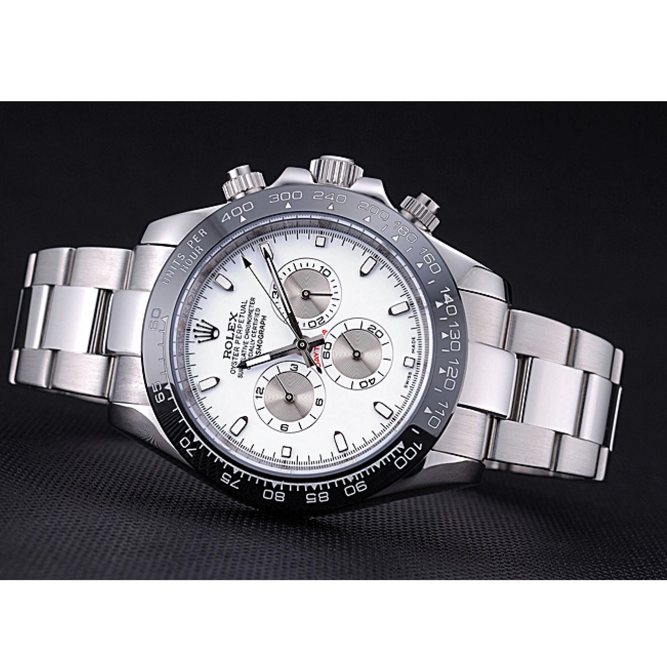 Aaa fake watches Dial 622542 Rolex Cosmograph White Steel Bracelet Daytona Stainless 0607